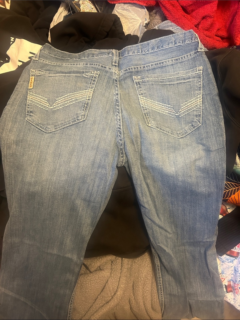 Cinch Light Blue Men's Boot Cut Jeans